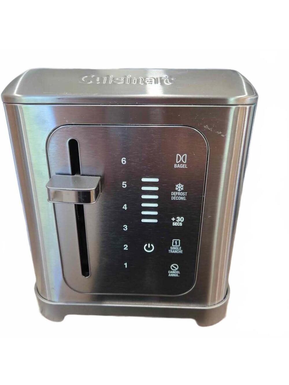 Cuisinart 2-Slice Stainless Steel Toaster Touch screen digital